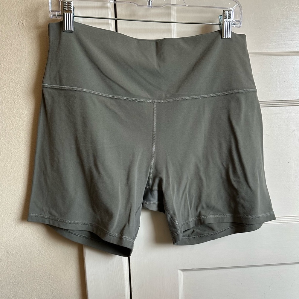 Lululemon Align 6in Shorts in Sage Green - 14